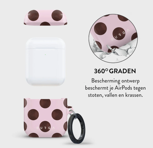 Burga Airpods Hoesje - Bolletjes - Afbeelding 2