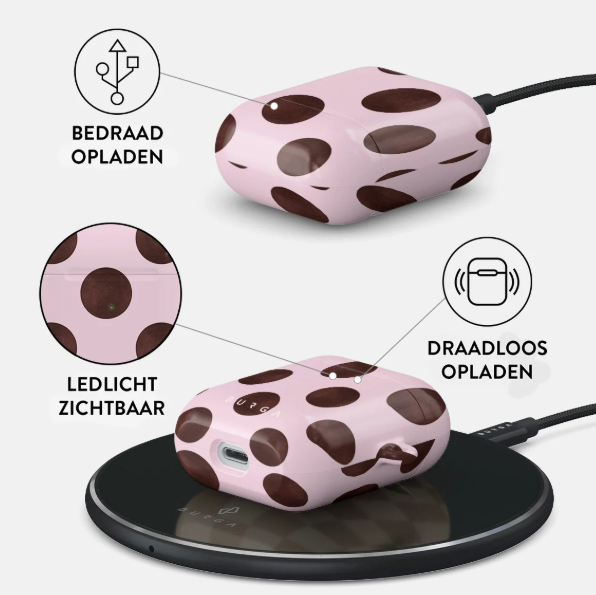 Burga Airpods Hoesje - Bolletjes - Afbeelding 3
