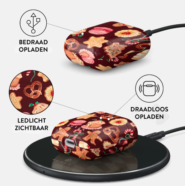 Burga Airpods Hoesje - Koekjes - Afbeelding 3