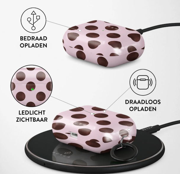 Burga Airpods Pro Hoesje - Bollen - Afbeelding 3