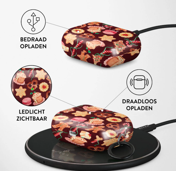 Burga Airpods Pro Hoesje - Koekjes - Afbeelding 3
