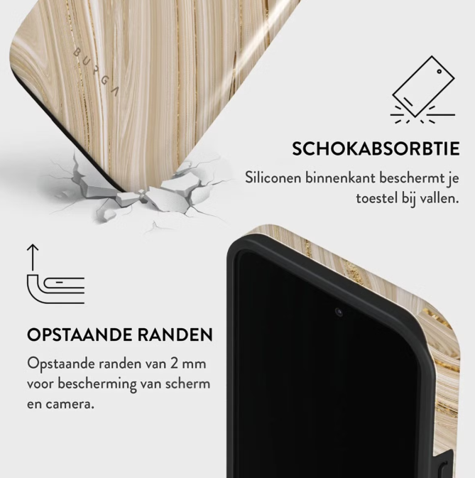 Burga iPhone 15 Pro Max - Gouden Hoesje - Afbeelding 4