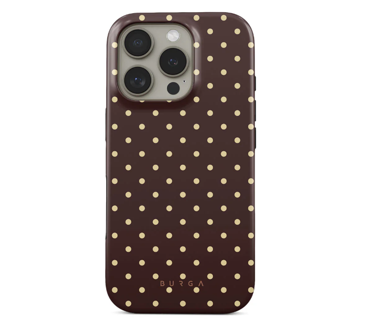 Burga iPhone 16 Pro Max - Hoesje met bolletjes